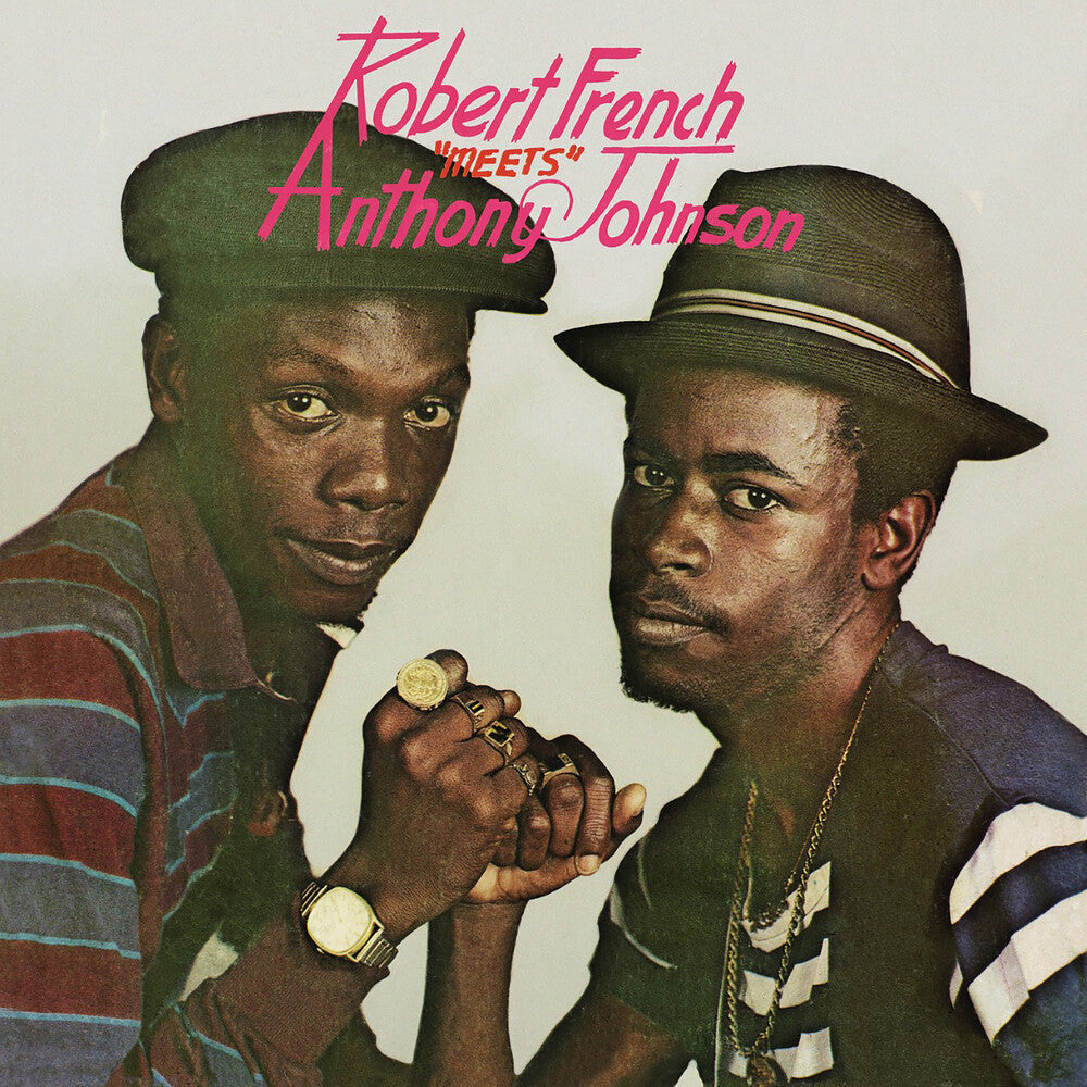 the album cover for Robert French - Robert French Meets Anthony Johnson