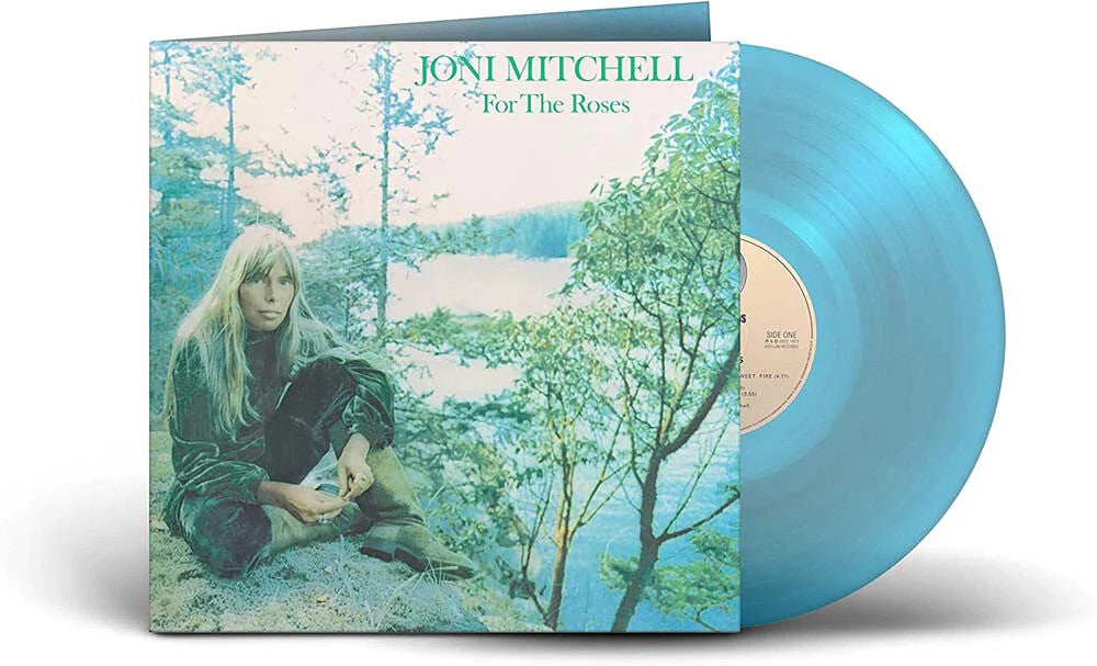 the album cover for Joni Mitchell - For The Roses (Blue) [Colored Vinyl] (Port)