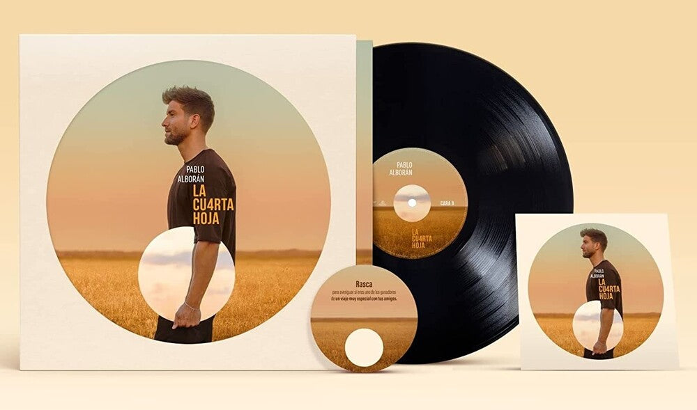 the album cover for Pablo AlborÃ¡n - La Cuarta Hoja