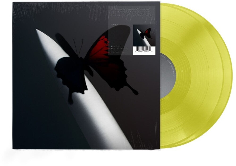 the album cover for Post Malone - Twelve Carat Toothache [Indie Exclusive Limited Edition Lemon Yellow 2 LP]