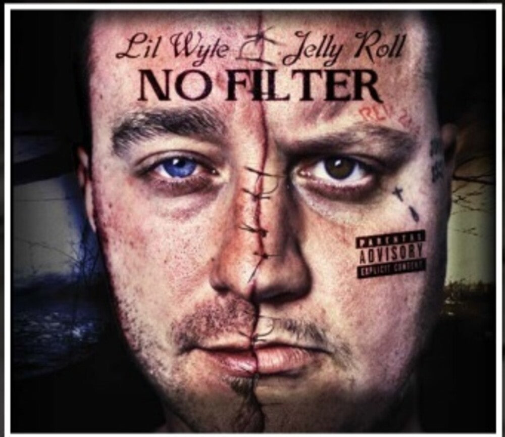 the album cover for Lil Wyte / Jelly Roll - No Filter (Blk) [Colored Vinyl]
