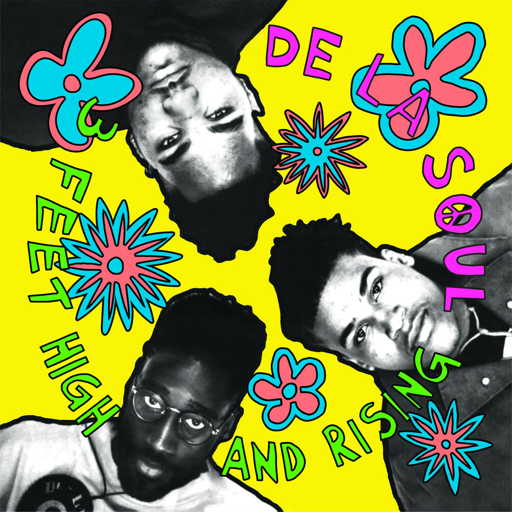 the album cover for De La Soul - 3 Feet High And Rising [Magenta 2LP]