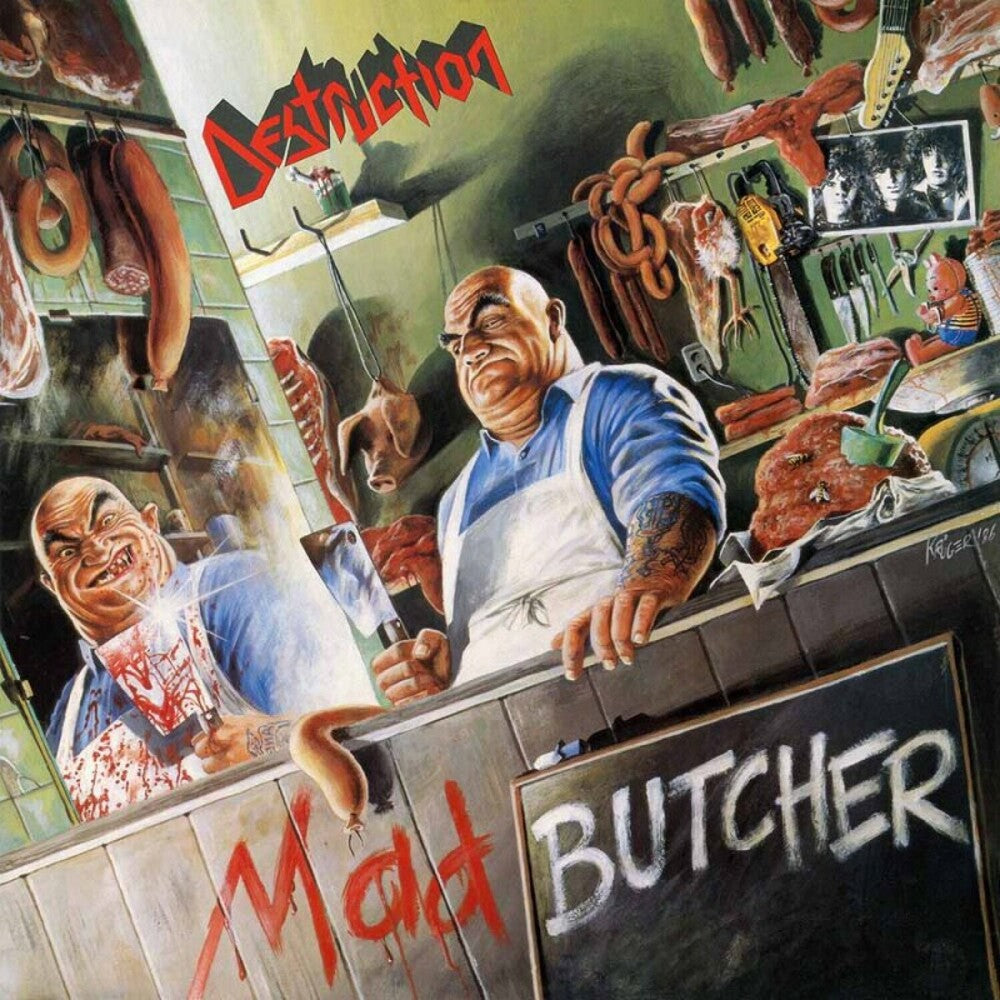 the album cover for Destruction - Mad Butcher (Pict)