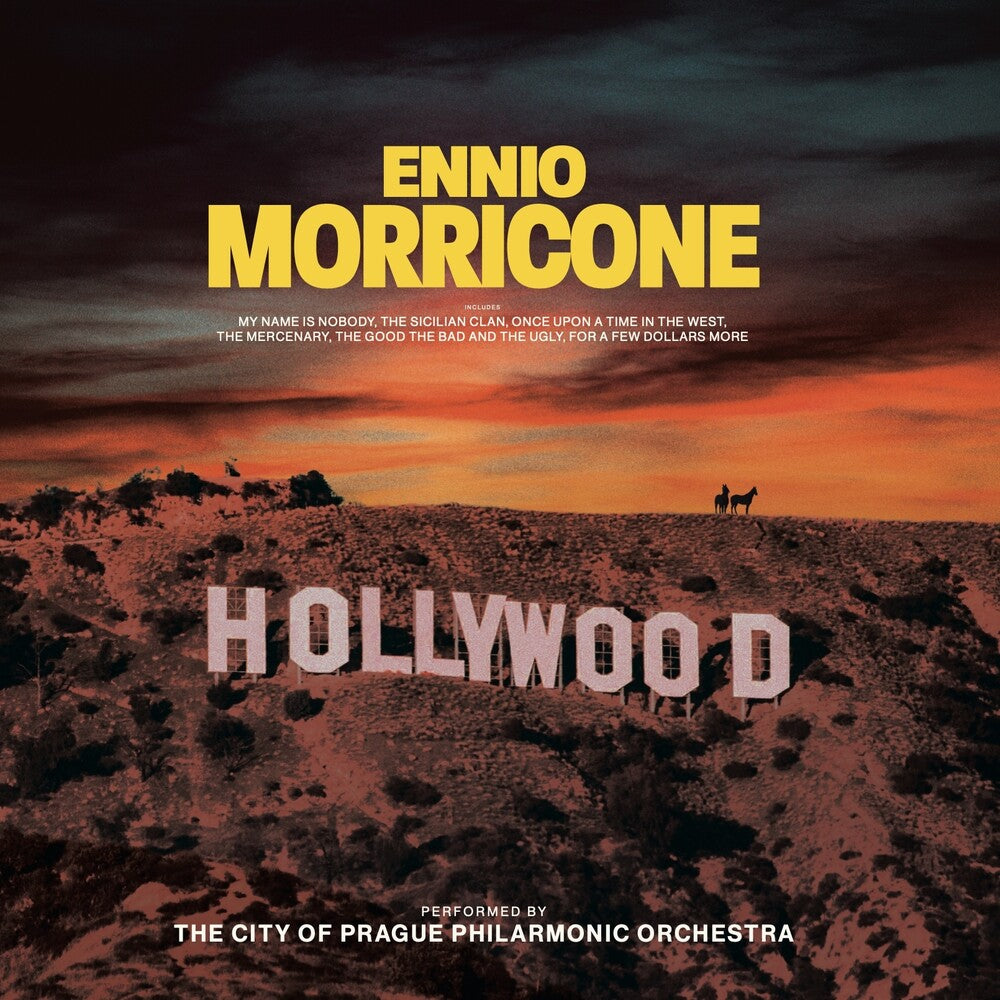 the album cover for Ennio Morricone  (Colv) (Org) - Hollywood Story - O.S.T. [Colored Vinyl] (Org)