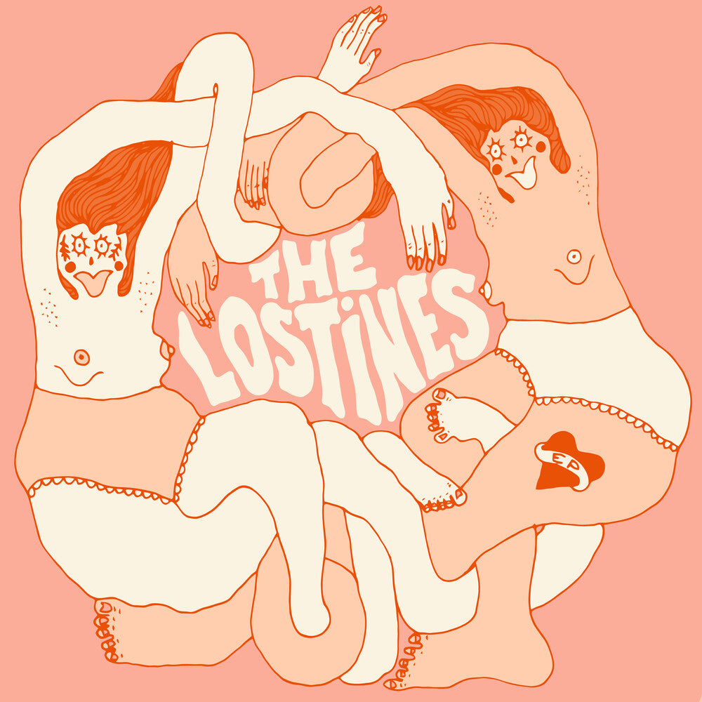 the album cover for Lostines - Lostines Ep - Orange Marble [Colored Vinyl] [180 Gram] (Org)