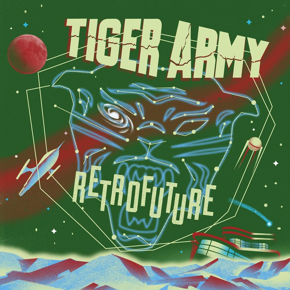 the album cover for Tiger Army - Retrofuture