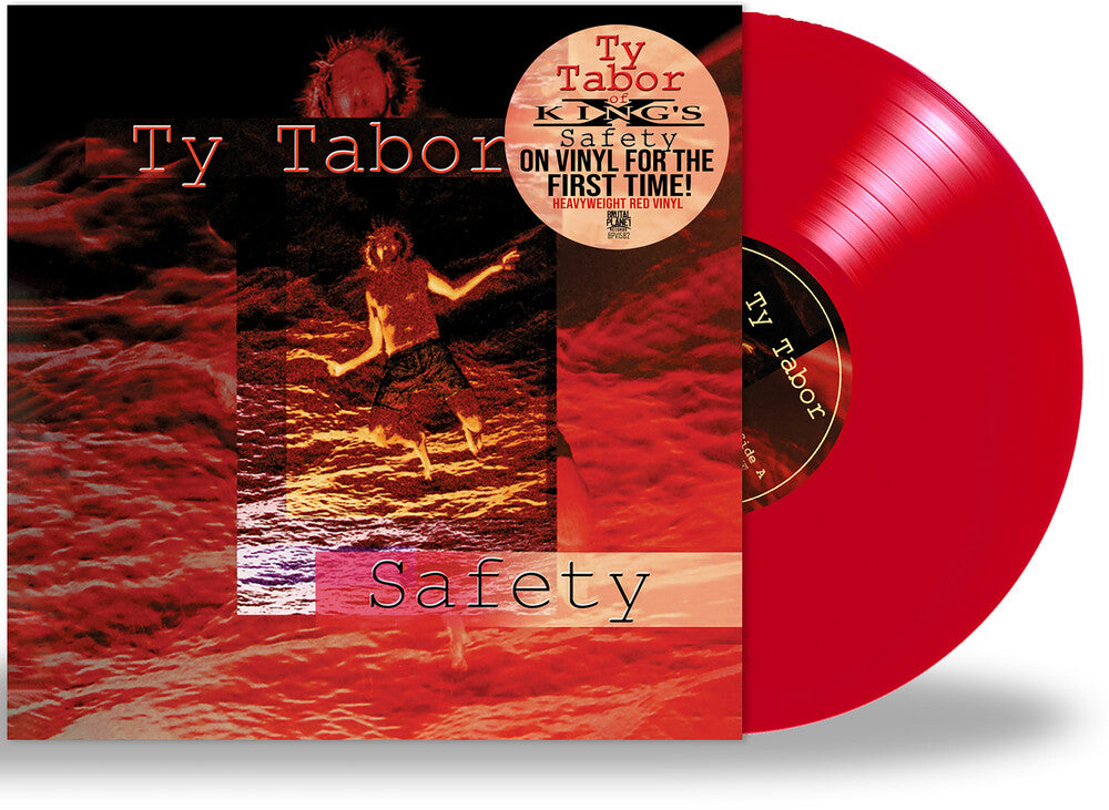 the album cover for Ty Tabor - Safety [Colored Vinyl] (Red)