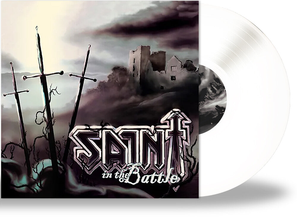 the album cover for Saint - In The Battle [Colored Vinyl] (Wht)
