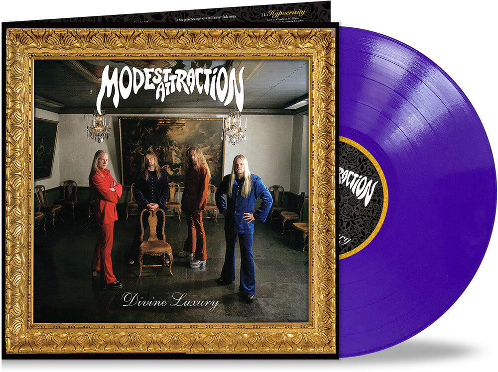 the album cover for Modest Attraction - Divine Luxury [Colored Vinyl] (Purp)