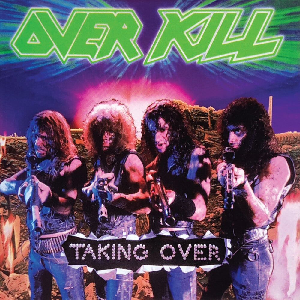 the album cover for Overkill - Taking Over [LP]