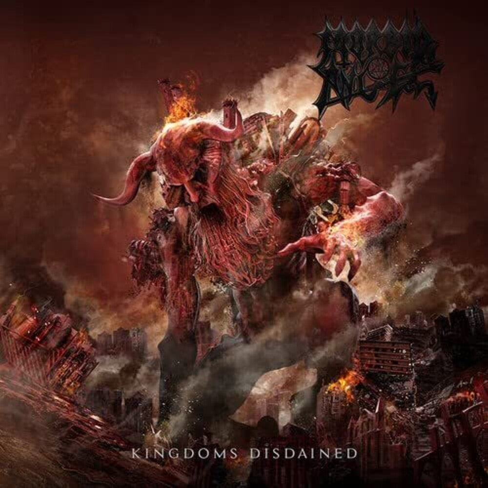 the album cover for Morbid Angel - Kingdoms Disdained