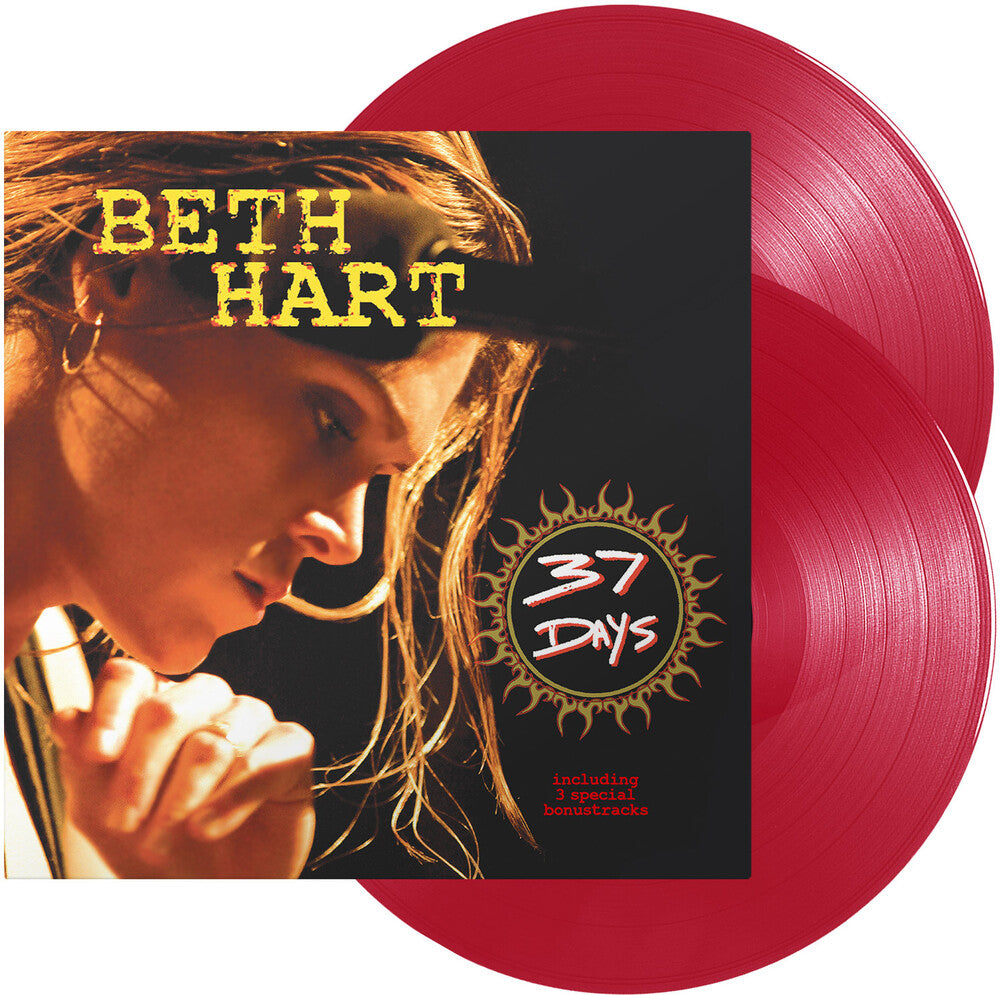the album cover for Bert Hart - 37 Days - Transparent Red Vinyl [Colored Vinyl] (Ofgv)