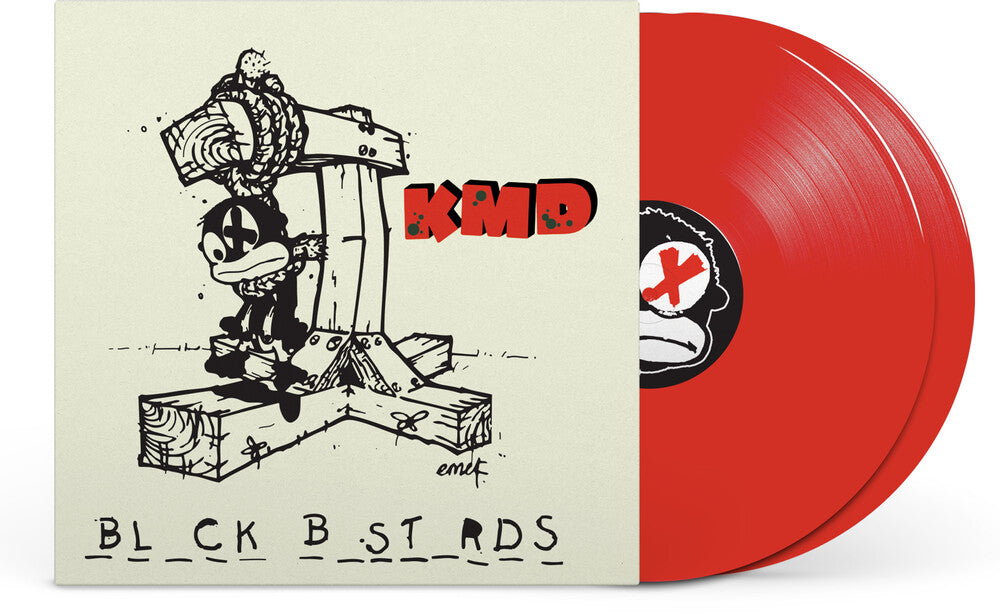 the album cover for KMD - Black Bastards [Red 2LP]