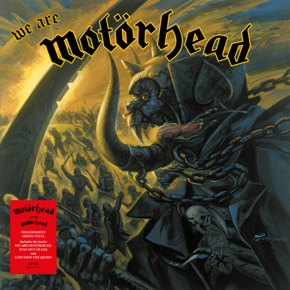 the album cover for Motörhead - We Are Motorhead [Green LP]