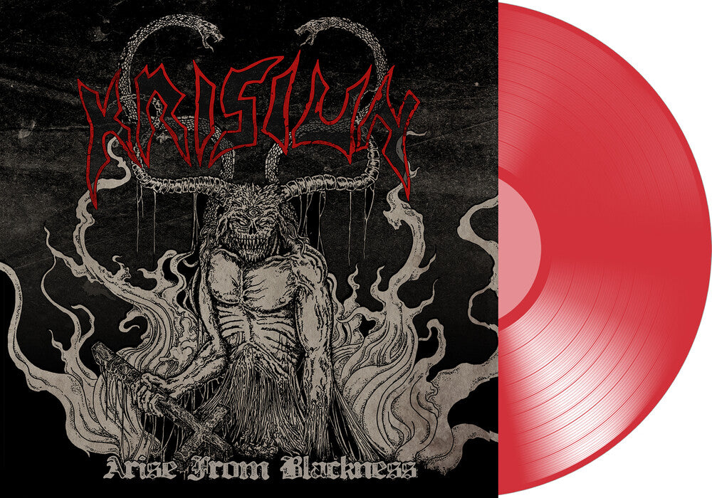 the album cover for Krisiun - Arise From Blackness - Red [Clear Vinyl] [Limited Edition] (Red)
