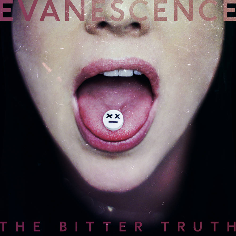 the album cover for Evanescence - The Bitter Truth [Indie Exclusive Limited Edition Clear LP]