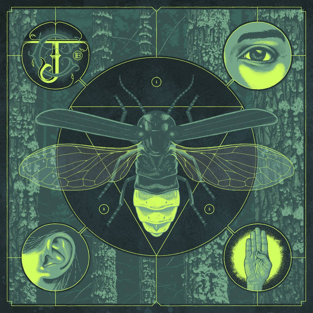 the album cover for Jerry Cantrell - Brighten [Electric Blue LP w/ Glow In The Dark Packaging]