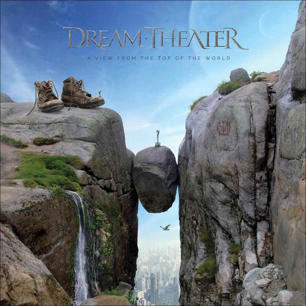 the album cover for Dream Theater - A View From The Top Of The World [Indie Exclusive Limited Edition Tan 2LP+CD]