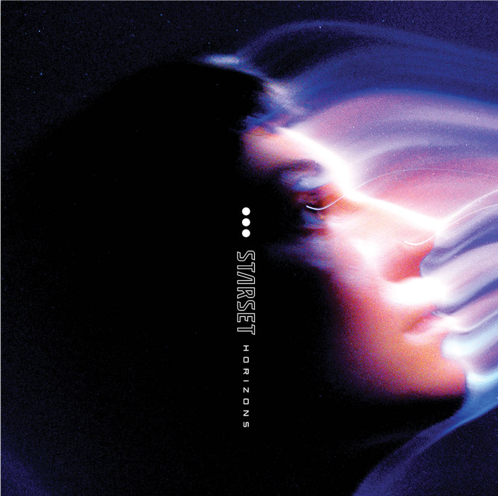 the album cover for Starset - Horizons [Indie Exclusive Limited Edition Opaque Red Marble LP]