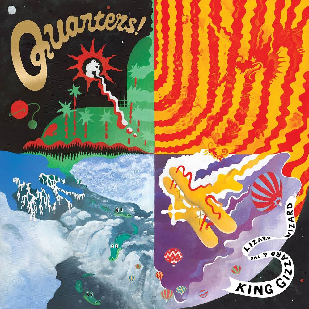 the album cover for King Gizzard & The Lizard Wizard - Quarters! [LP]