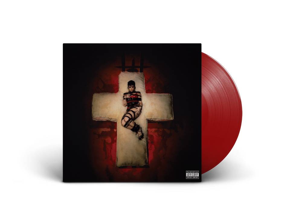 the album cover for Demi Lovato - HOLY FVCK [Indie Exclusive Limited Edition Red LP]