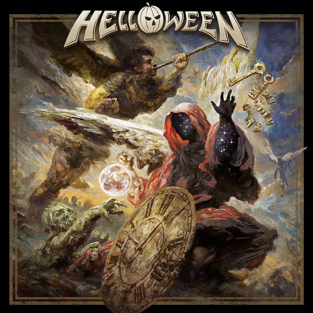 the album cover for Helloween - Helloween [Translucent Brown and White 2LP]
