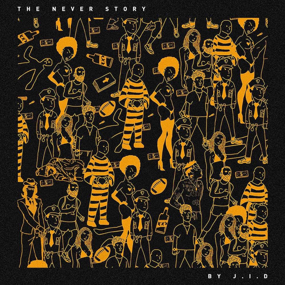 the album cover for JID - The Never Story [LP]