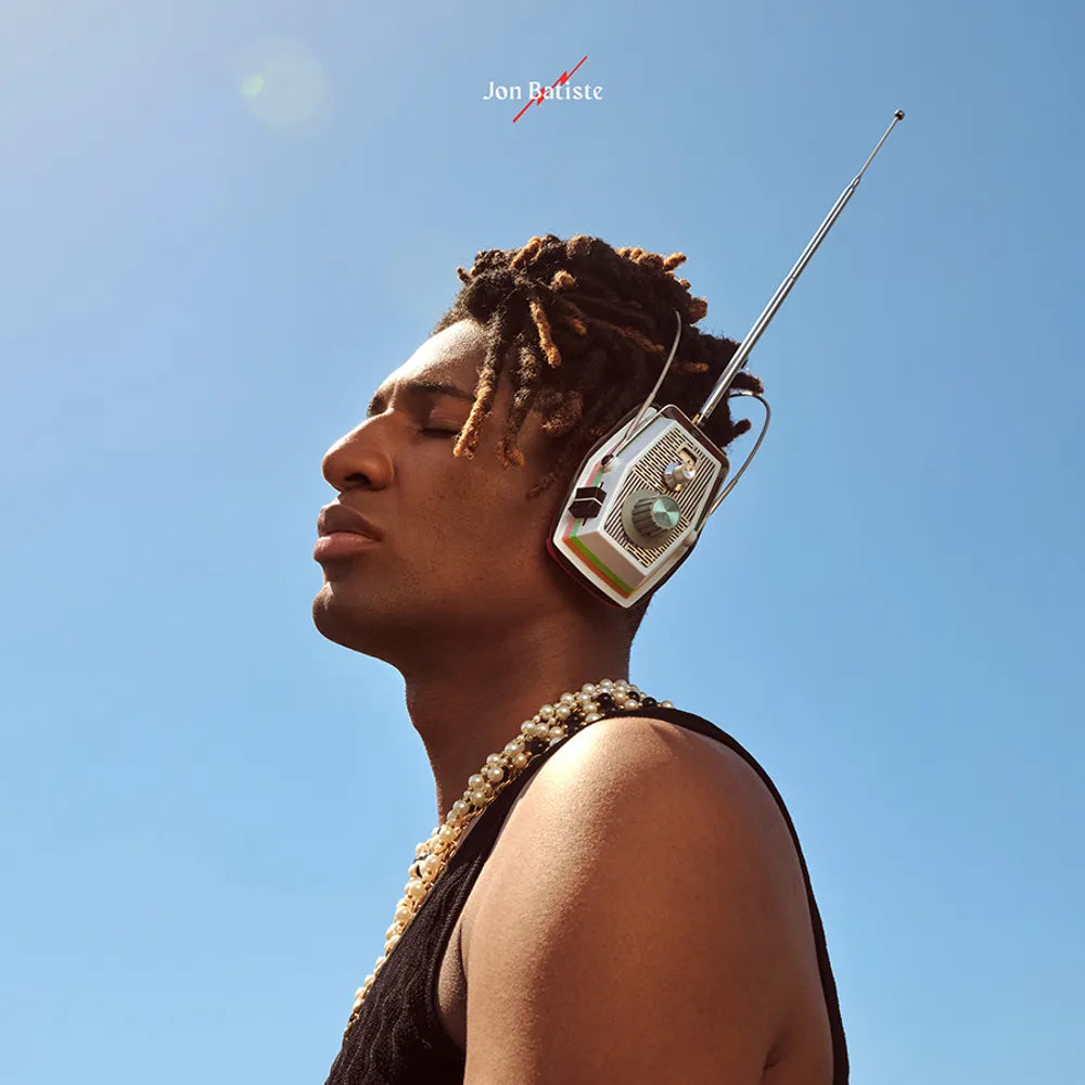 the album cover for Jon Batiste - World Music Radio [Indie Exclusive Limited Edition Opaque Baby Blue 2LP]