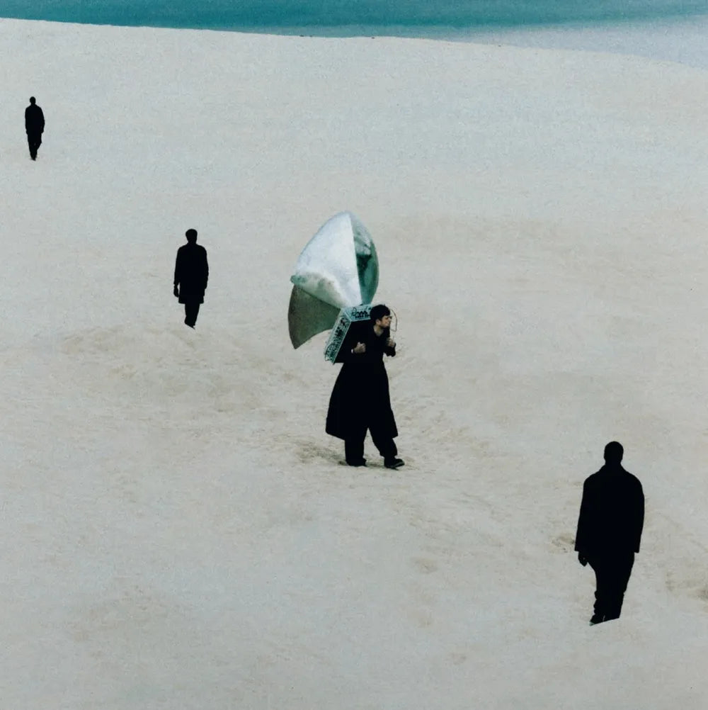 the album cover for James Blake - Playing Robots Into Heaven [Indie Exclusive Limited Edition White 2LP Alternate Cover]