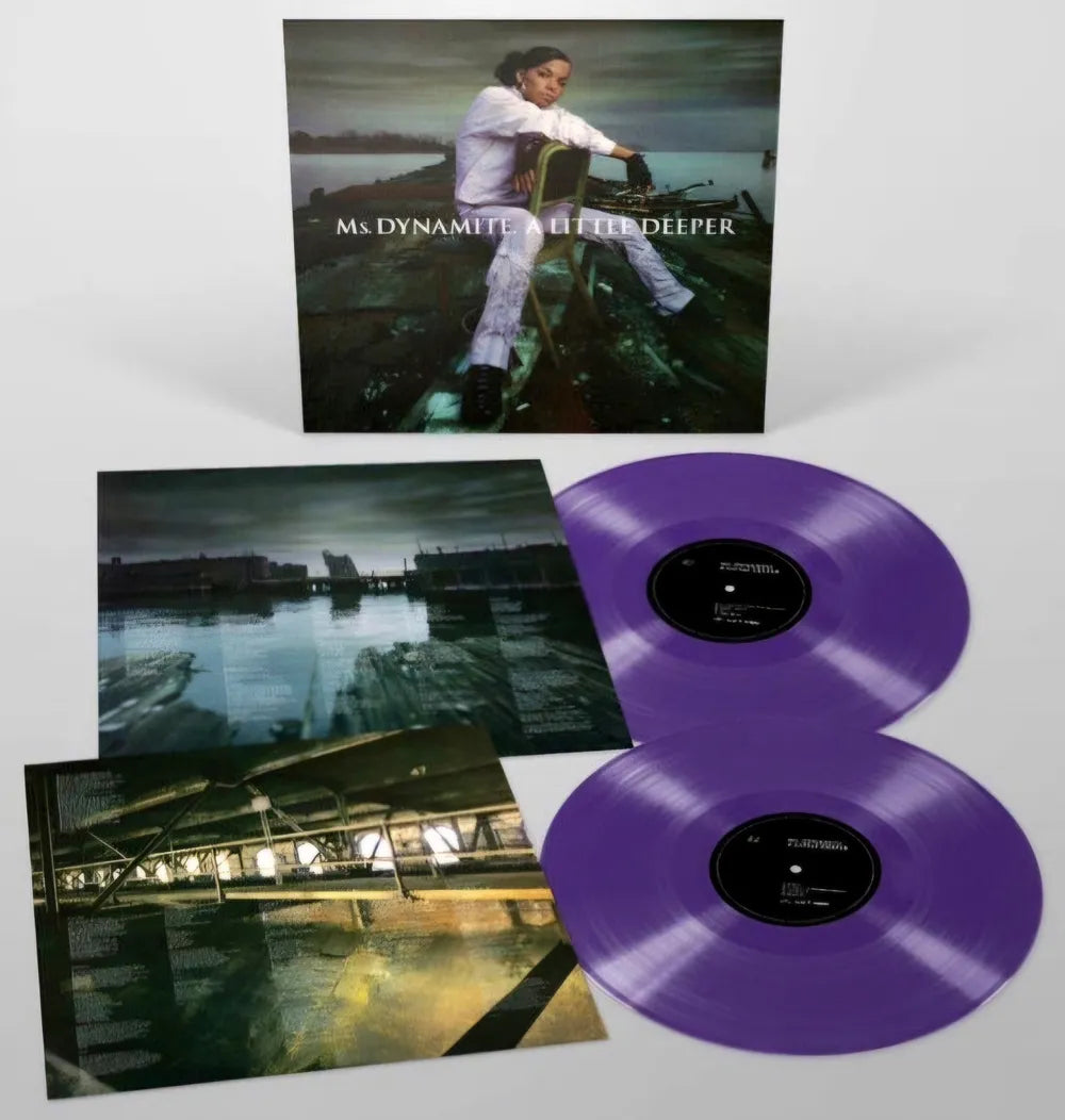 the album cover for Ms Dynamite - Little Deeper [Limited Colored Vinyl]