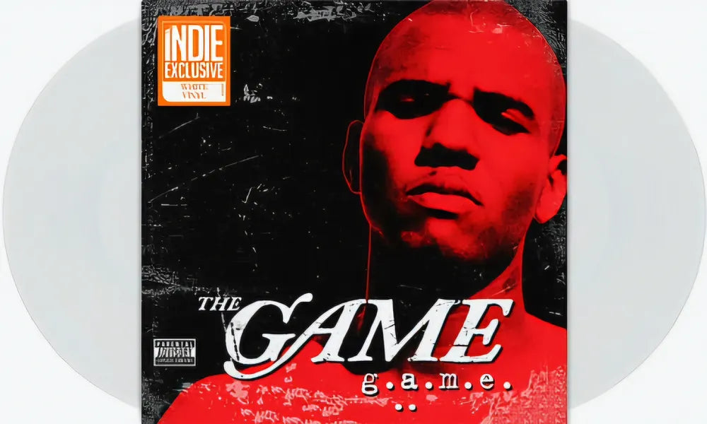 the album cover for The Game - G.A.M.E. [RSD Essential Indie Colorway White LP]