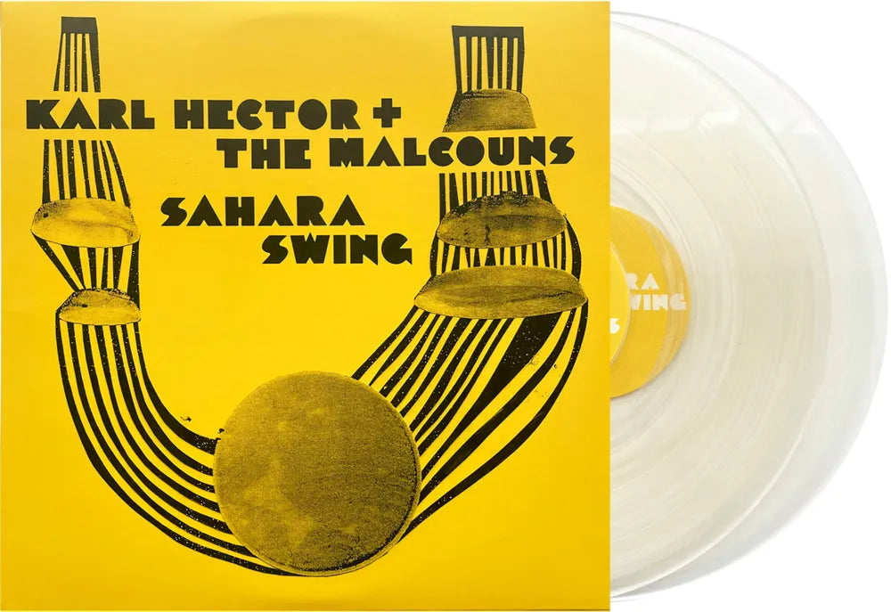 the album cover for Karl Hector & The Malcouns - Sahara Swing [RSD Essential Indie Colorway Clear 2LP]