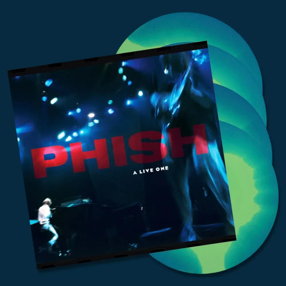 the album cover for Phish - A Live One [Solar Garlic 4LP Box Set]