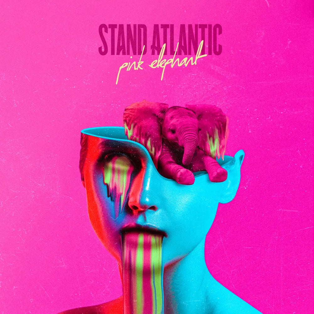 the album cover for Stand Atlantic - Pink Elephant "5th Anniversary" [Black Glitter]