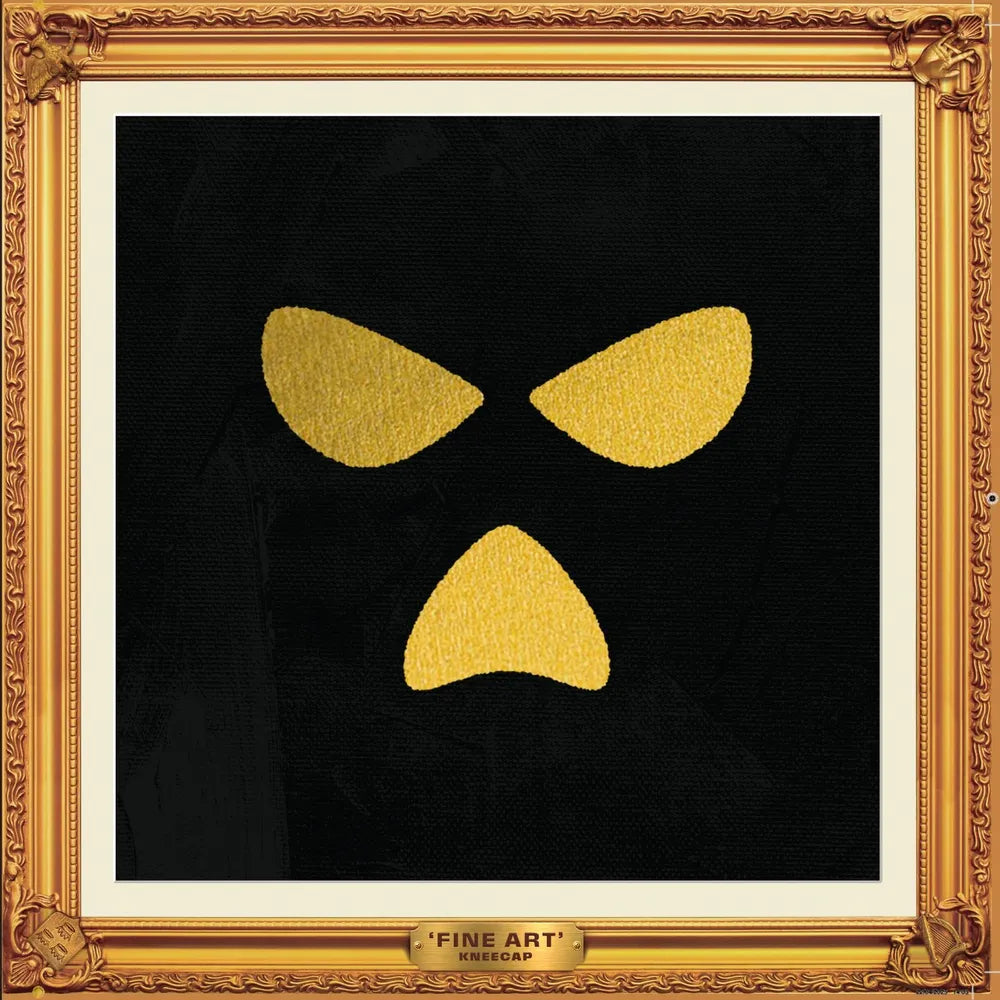 the album cover for Kneecap - Fine Art (Certified Gold Vinyl Edition) [Colored Vinyl]