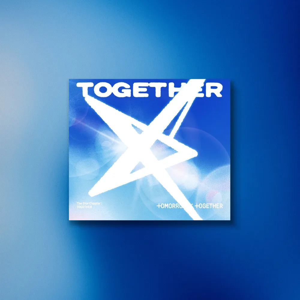 the album cover for TOMORROW X TOGETHER - The Star Chapter: TOGETHER [Solo Track Ver.]