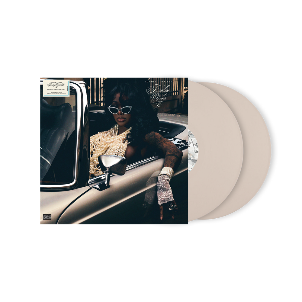 the album cover for Summer Walker - Finally Over It (Indie Exclusive) [Opaque Bone Alternate Cover]