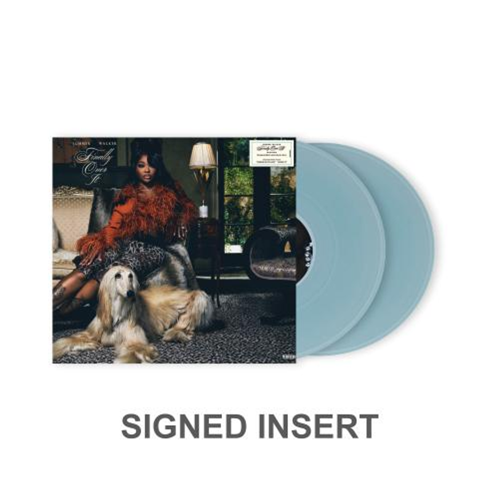 the album cover for Summer Walker - Finally Over It (Indie Exclusive) [SIGNED Insert Translucent Light Blue]