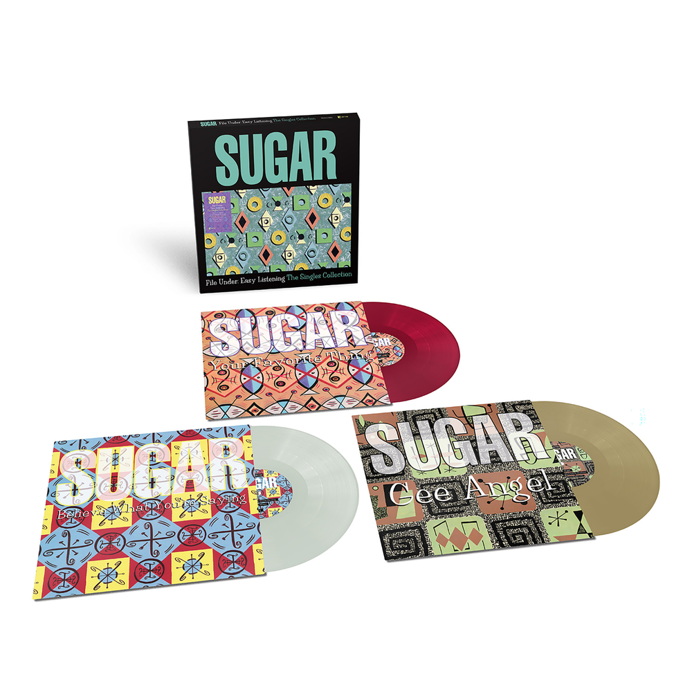 the album cover for Sugar - File Under Easy Listening - The Singles Collection [RSD 2026]