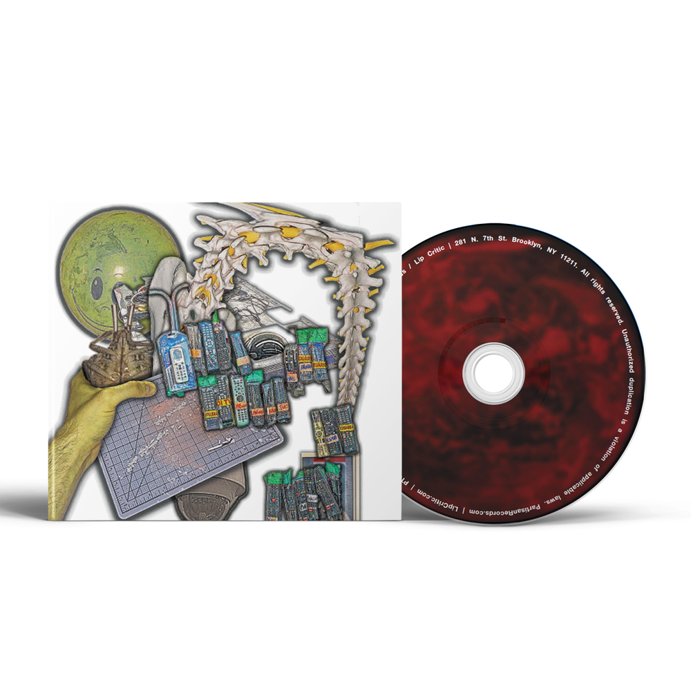 the album cover for Lip Critic - Theft World [softpak]