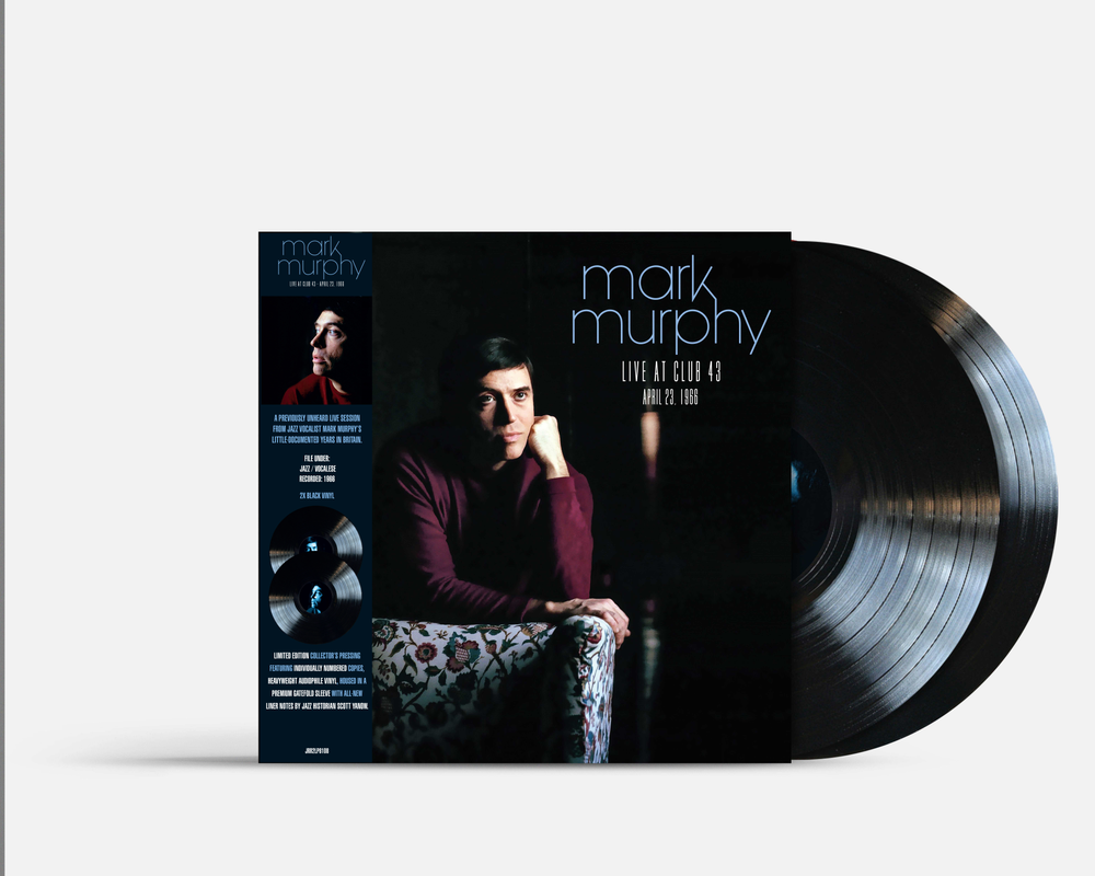 the album cover for Mark Murphy - Live at Club 43 [Indie Exclusive 180g Black]