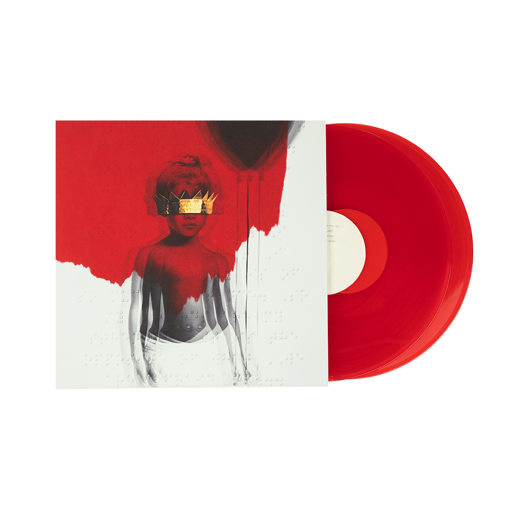 the album cover for Rihanna - Anti [Red]