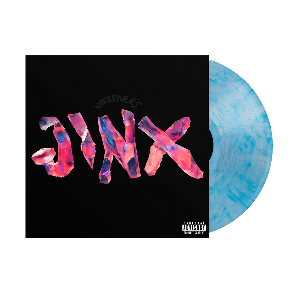 the album cover for Waterparks - JINX [Indie Exclusive Sky Blue/Aqua]