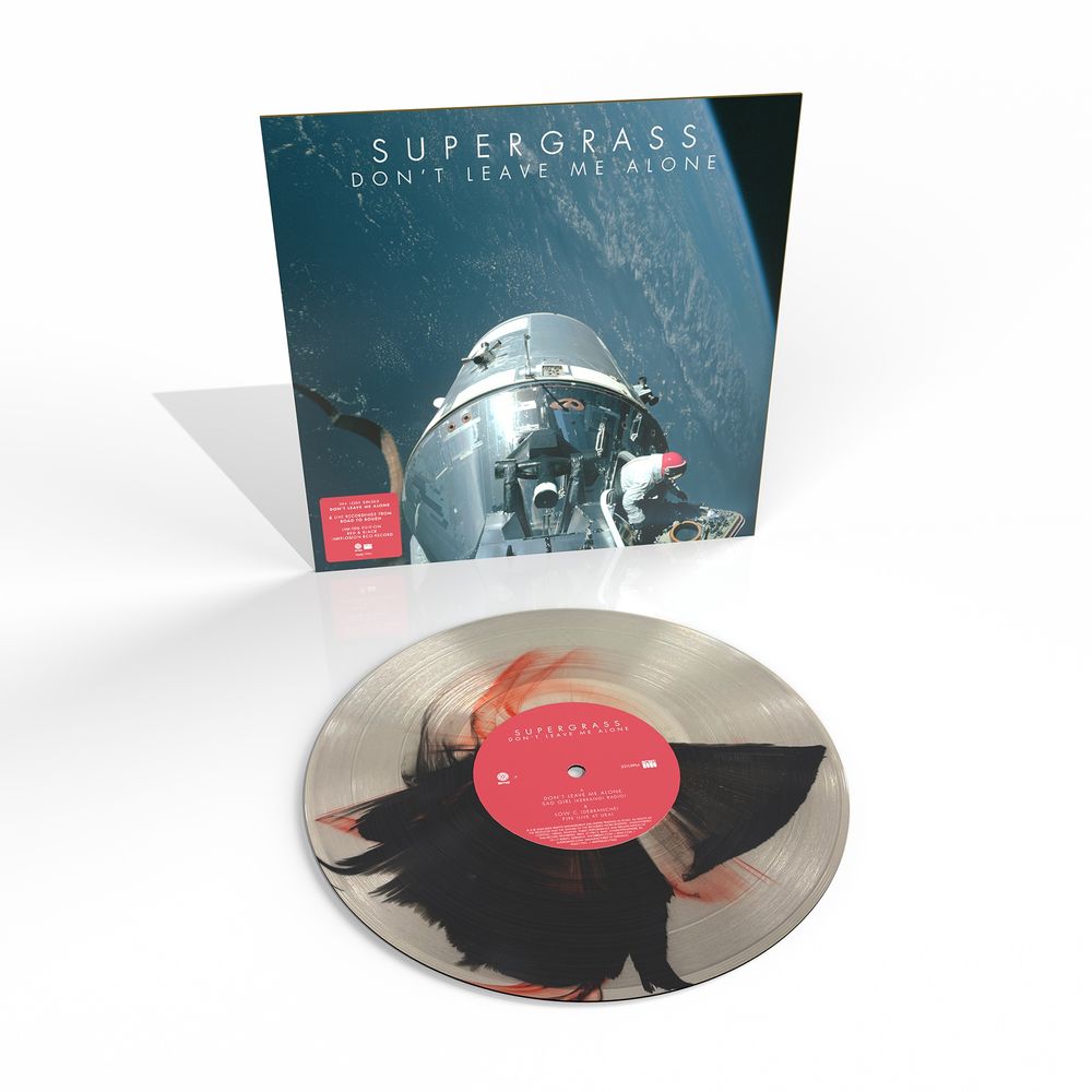 the album cover for Supergrass - Don't Leave Me Alone [Indie Exclusive Inkplosion EcoRecord]