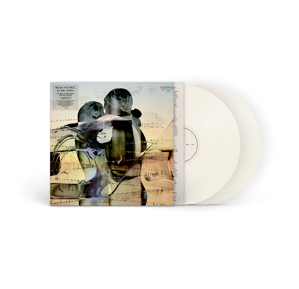 the album cover for Snow Patrol - Eyes Open - 20 Year Anniversary Special Edition [Indie Exclusive Cream]