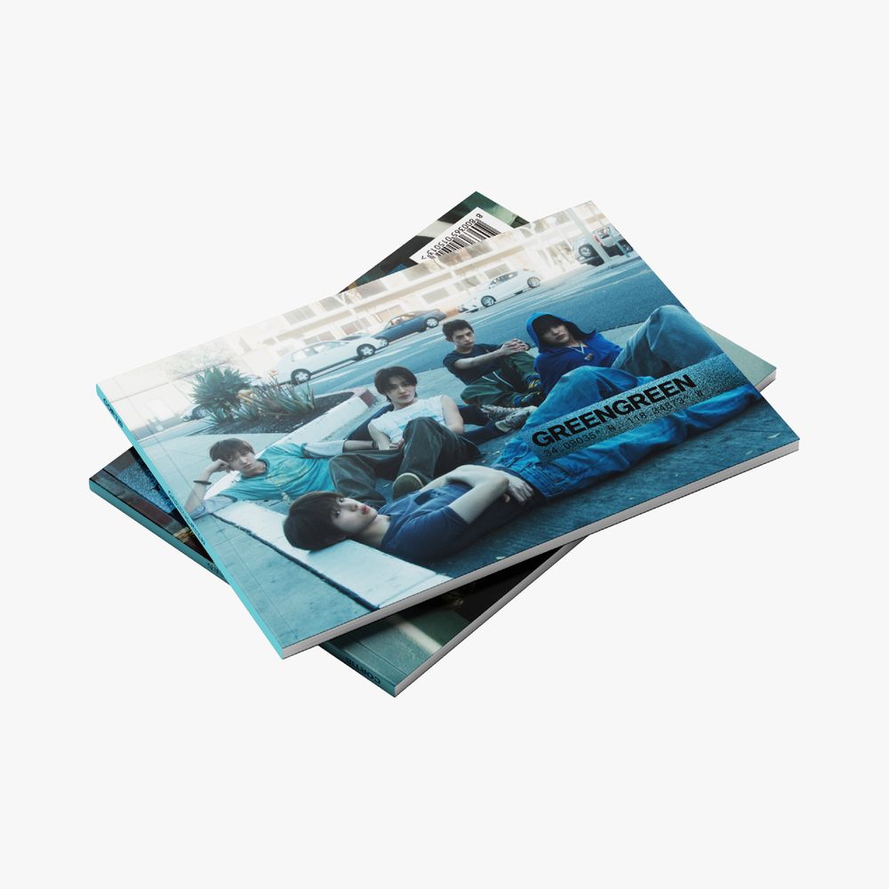 the album cover for Cortis - GREENGREEN [STREET ver.]