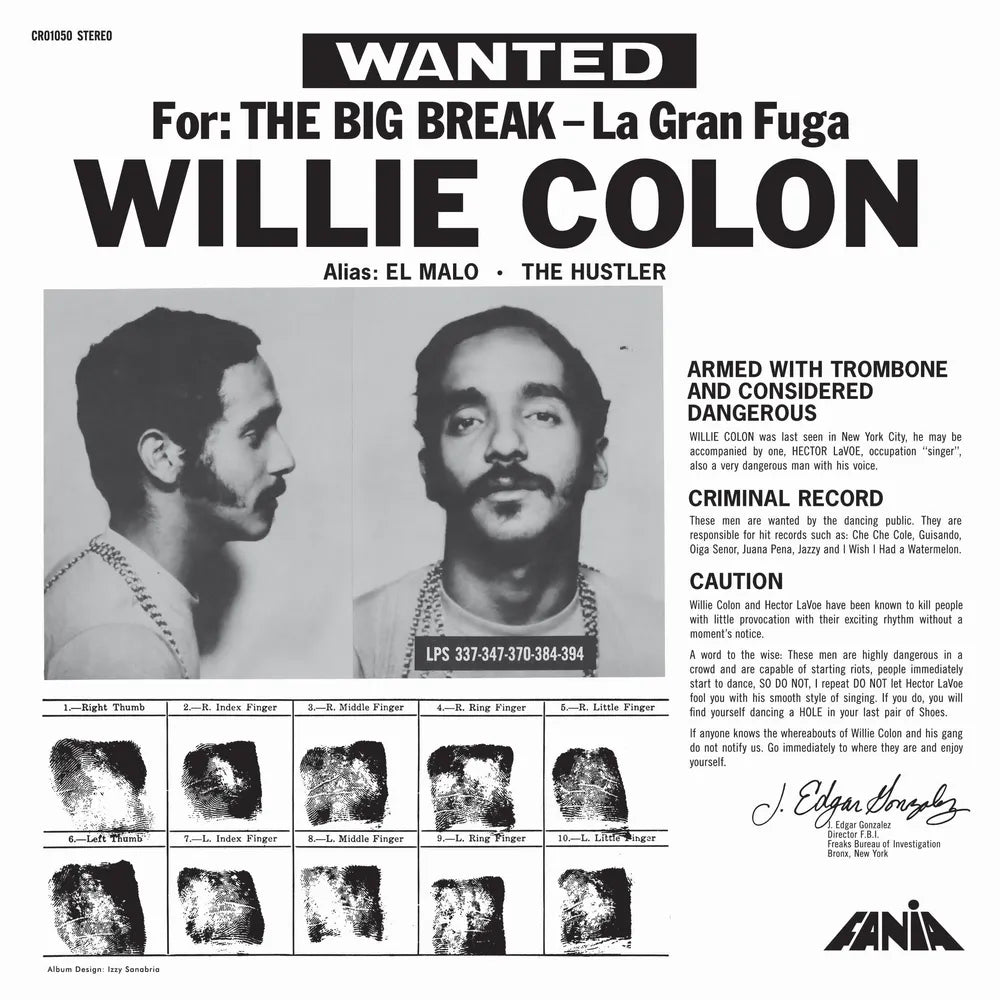 the album cover for Willie Colon - La Gran Fuga