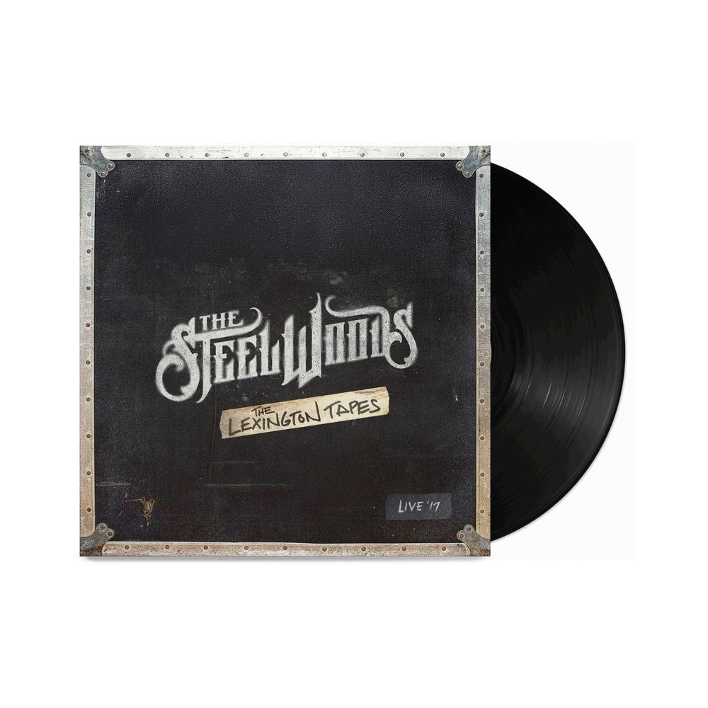 the album cover for The Steel Woods - The Lexington Tapes (Live)