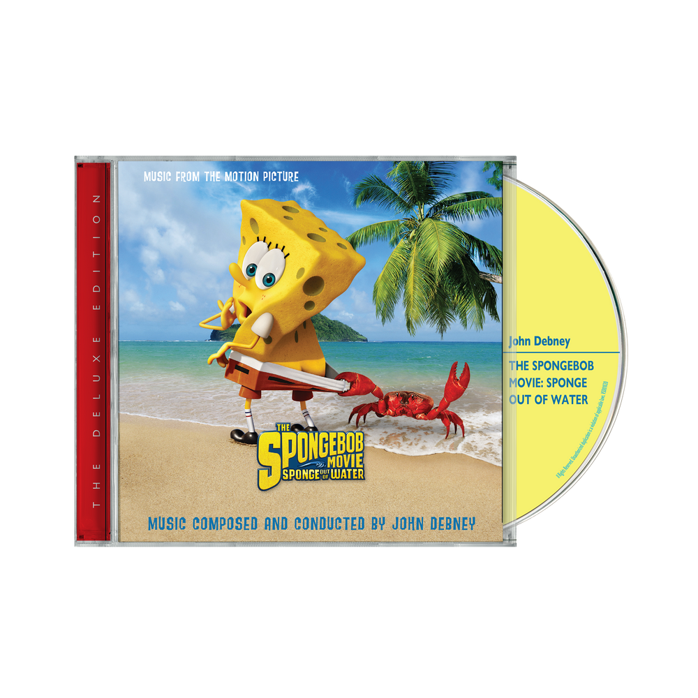 the album cover for John Debney - The SpongeBob Movie: Sponge Out Of Water - The Deluxe Edition