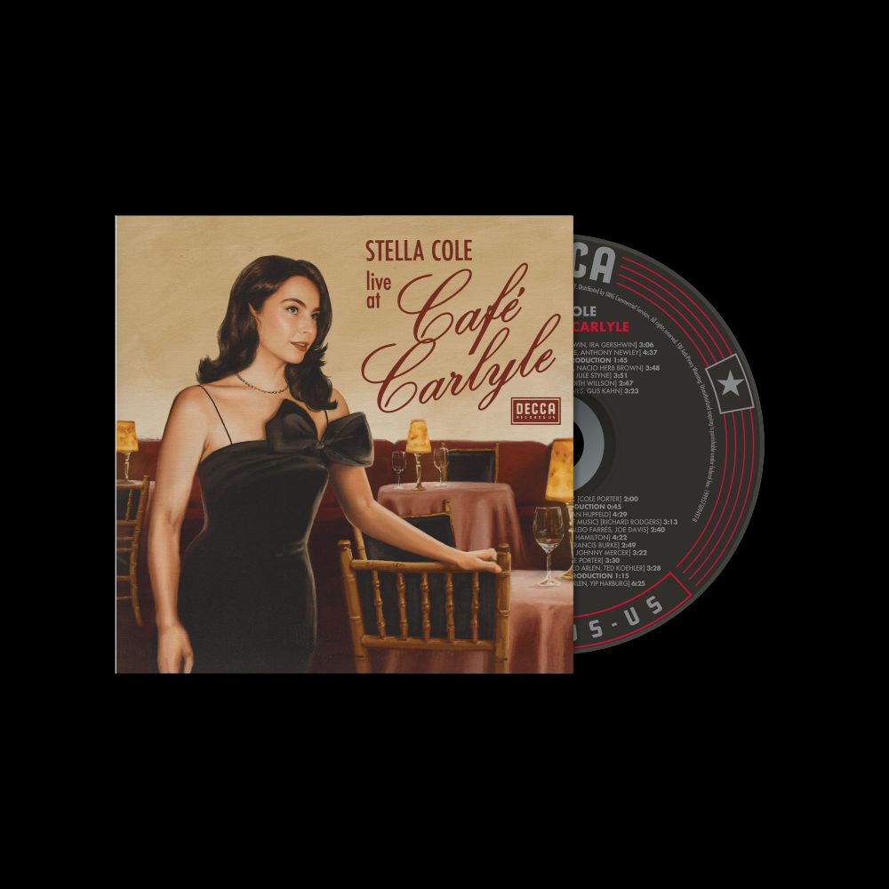 the album cover for Stella Cole - Live at Cafe Carlyle